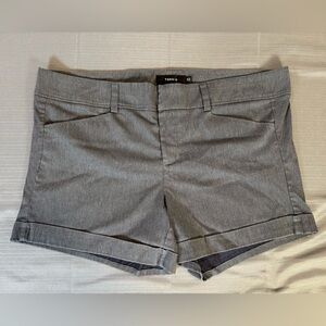Torrid Grey Dress Shorts Size 24 Plus Size Cuffed Hem Career Office